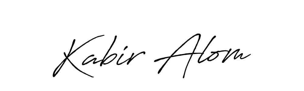 Make a beautiful signature design for name Kabir Alom. Use this online signature maker to create a handwritten signature for free. Kabir Alom signature style 7 images and pictures png