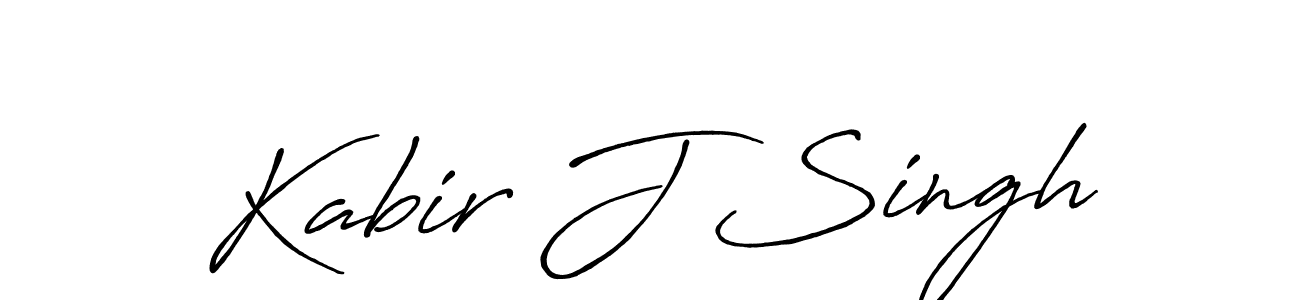 Kabir J Singh stylish signature style. Best Handwritten Sign (Antro_Vectra_Bolder) for my name. Handwritten Signature Collection Ideas for my name Kabir J Singh. Kabir J Singh signature style 7 images and pictures png