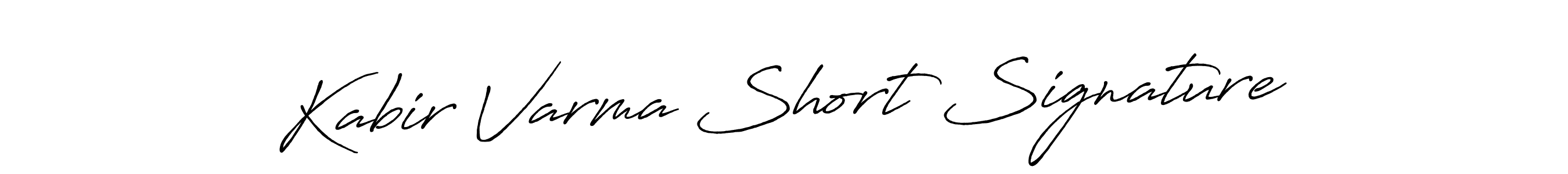 How to Draw Kabir Varma Short Signature signature style? Antro_Vectra_Bolder is a latest design signature styles for name Kabir Varma Short Signature. Kabir Varma Short Signature signature style 7 images and pictures png