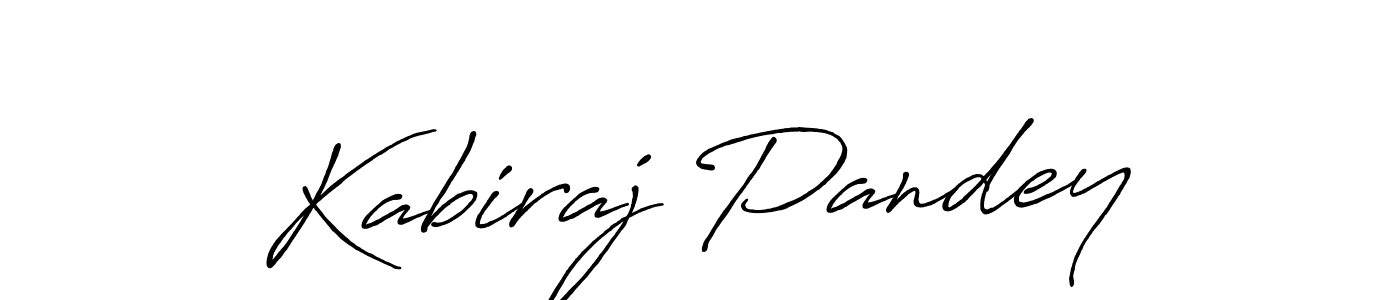 Use a signature maker to create a handwritten signature online. With this signature software, you can design (Antro_Vectra_Bolder) your own signature for name Kabiraj Pandey. Kabiraj Pandey signature style 7 images and pictures png