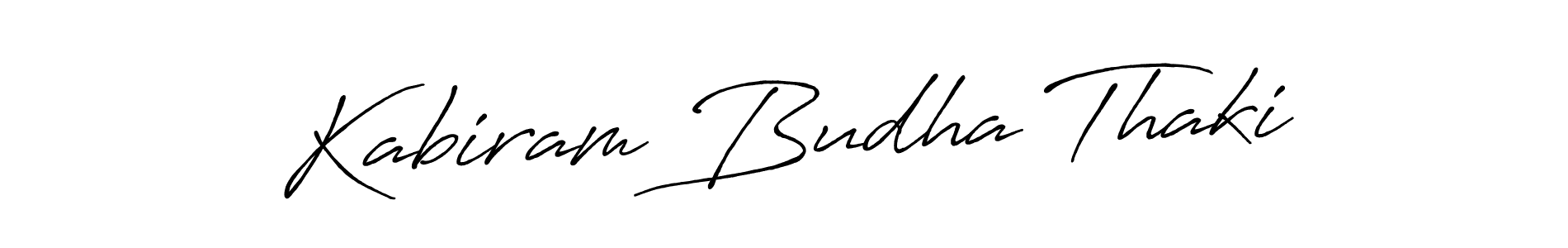 How to make Kabiram Budha Thaki name signature. Use Antro_Vectra_Bolder style for creating short signs online. This is the latest handwritten sign. Kabiram Budha Thaki signature style 7 images and pictures png