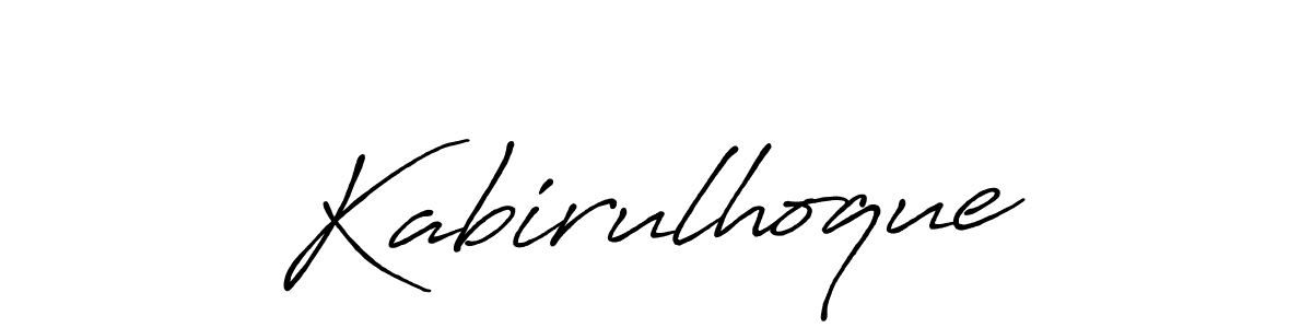 How to Draw Kabirulhoque signature style? Antro_Vectra_Bolder is a latest design signature styles for name Kabirulhoque. Kabirulhoque signature style 7 images and pictures png