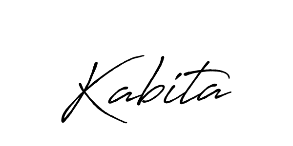 Also we have Kabita name is the best signature style. Create professional handwritten signature collection using Antro_Vectra_Bolder autograph style. Kabita signature style 7 images and pictures png