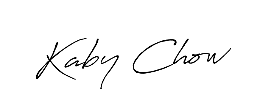 The best way (Antro_Vectra_Bolder) to make a short signature is to pick only two or three words in your name. The name Kaby Chow include a total of six letters. For converting this name. Kaby Chow signature style 7 images and pictures png