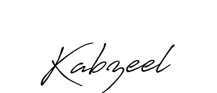 Make a short Kabzeel signature style. Manage your documents anywhere anytime using Antro_Vectra_Bolder. Create and add eSignatures, submit forms, share and send files easily. Kabzeel signature style 7 images and pictures png