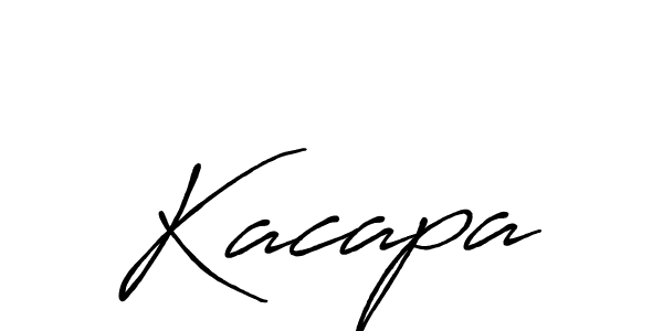 It looks lik you need a new signature style for name Kacapa. Design unique handwritten (Antro_Vectra_Bolder) signature with our free signature maker in just a few clicks. Kacapa signature style 7 images and pictures png