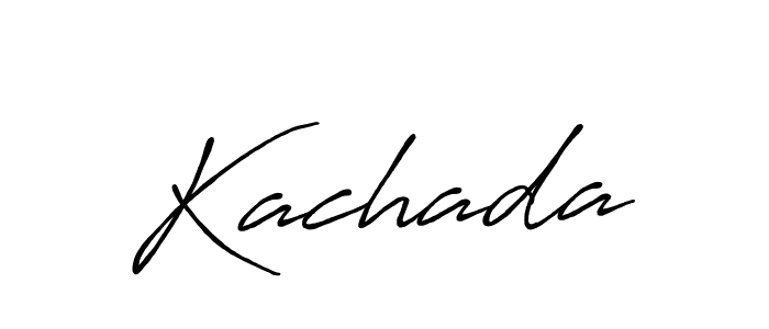 Also we have Kachada name is the best signature style. Create professional handwritten signature collection using Antro_Vectra_Bolder autograph style. Kachada signature style 7 images and pictures png