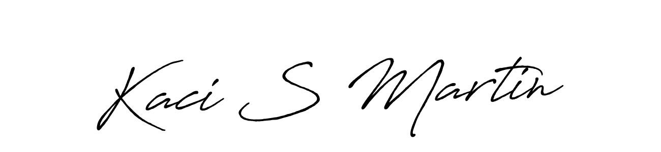 Antro_Vectra_Bolder is a professional signature style that is perfect for those who want to add a touch of class to their signature. It is also a great choice for those who want to make their signature more unique. Get Kaci S Martin name to fancy signature for free. Kaci S Martin signature style 7 images and pictures png