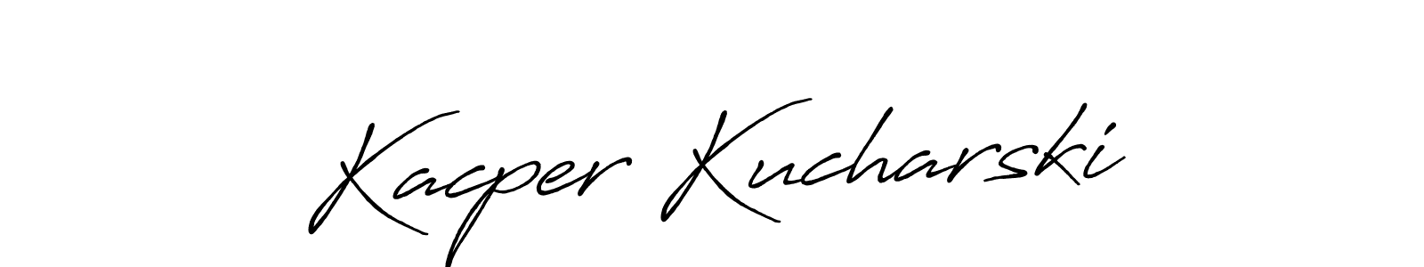 How to make Kacper Kucharski signature? Antro_Vectra_Bolder is a professional autograph style. Create handwritten signature for Kacper Kucharski name. Kacper Kucharski signature style 7 images and pictures png