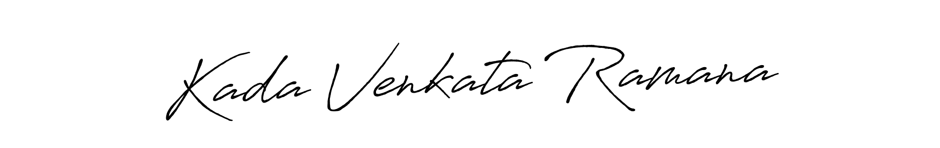 Also You can easily find your signature by using the search form. We will create Kada Venkata Ramana name handwritten signature images for you free of cost using Antro_Vectra_Bolder sign style. Kada Venkata Ramana signature style 7 images and pictures png