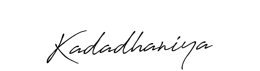 It looks lik you need a new signature style for name Kadadhaniya. Design unique handwritten (Antro_Vectra_Bolder) signature with our free signature maker in just a few clicks. Kadadhaniya signature style 7 images and pictures png