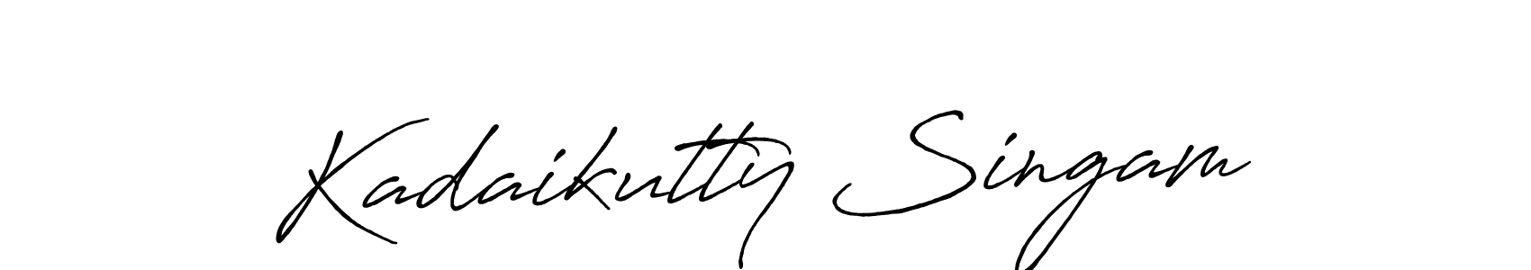 Use a signature maker to create a handwritten signature online. With this signature software, you can design (Antro_Vectra_Bolder) your own signature for name Kadaikutty Singam. Kadaikutty Singam signature style 7 images and pictures png