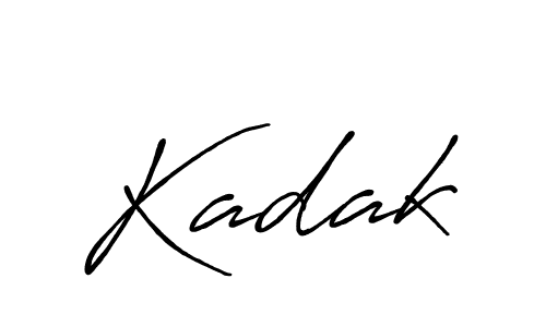 Create a beautiful signature design for name Kadak. With this signature (Antro_Vectra_Bolder) fonts, you can make a handwritten signature for free. Kadak signature style 7 images and pictures png