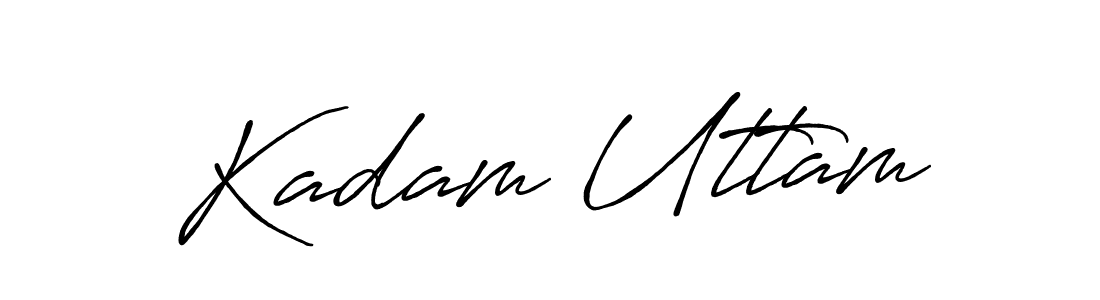It looks lik you need a new signature style for name Kadam Uttam. Design unique handwritten (Antro_Vectra_Bolder) signature with our free signature maker in just a few clicks. Kadam Uttam signature style 7 images and pictures png