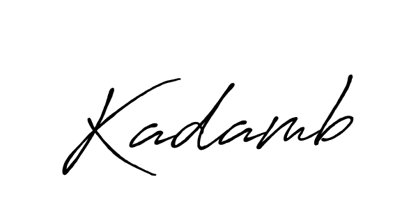 Antro_Vectra_Bolder is a professional signature style that is perfect for those who want to add a touch of class to their signature. It is also a great choice for those who want to make their signature more unique. Get Kadamb name to fancy signature for free. Kadamb signature style 7 images and pictures png