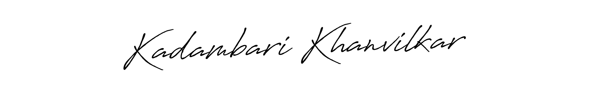 How to Draw Kadambari Khanvilkar signature style? Antro_Vectra_Bolder is a latest design signature styles for name Kadambari Khanvilkar. Kadambari Khanvilkar signature style 7 images and pictures png
