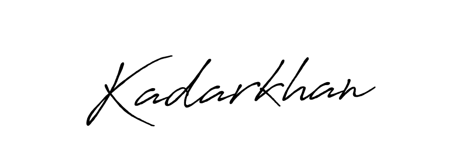 Make a beautiful signature design for name Kadarkhan. Use this online signature maker to create a handwritten signature for free. Kadarkhan signature style 7 images and pictures png