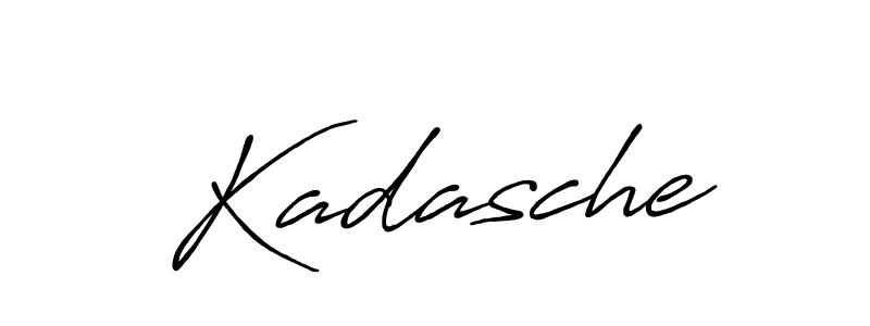 Make a beautiful signature design for name Kadasche. With this signature (Antro_Vectra_Bolder) style, you can create a handwritten signature for free. Kadasche signature style 7 images and pictures png