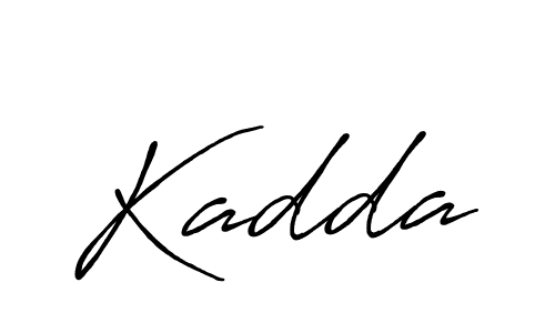 How to make Kadda name signature. Use Antro_Vectra_Bolder style for creating short signs online. This is the latest handwritten sign. Kadda signature style 7 images and pictures png