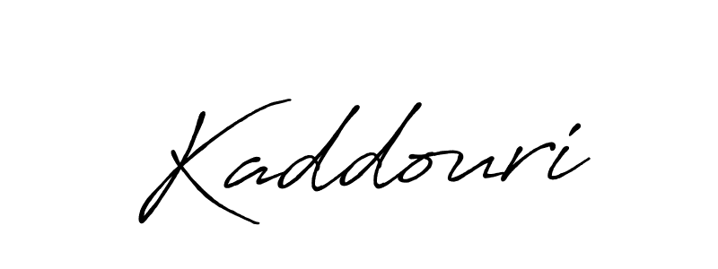 Use a signature maker to create a handwritten signature online. With this signature software, you can design (Antro_Vectra_Bolder) your own signature for name Kaddouri. Kaddouri signature style 7 images and pictures png