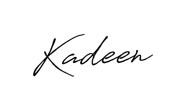 Once you've used our free online signature maker to create your best signature Antro_Vectra_Bolder style, it's time to enjoy all of the benefits that Kadeen name signing documents. Kadeen signature style 7 images and pictures png
