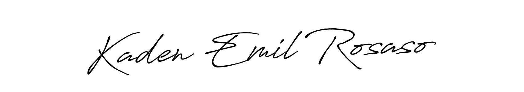 It looks lik you need a new signature style for name Kaden Emil Rosaso. Design unique handwritten (Antro_Vectra_Bolder) signature with our free signature maker in just a few clicks. Kaden Emil Rosaso signature style 7 images and pictures png