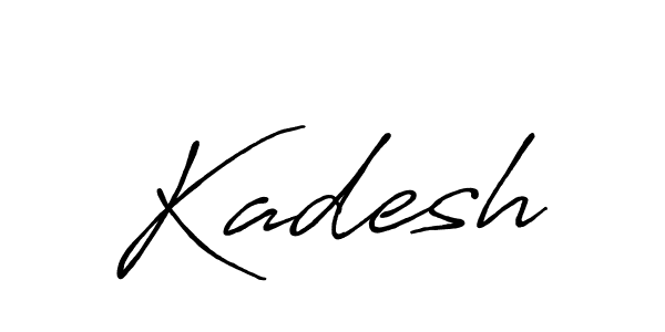 How to make Kadesh name signature. Use Antro_Vectra_Bolder style for creating short signs online. This is the latest handwritten sign. Kadesh signature style 7 images and pictures png