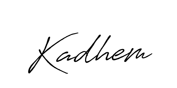 How to Draw Kadhem signature style? Antro_Vectra_Bolder is a latest design signature styles for name Kadhem. Kadhem signature style 7 images and pictures png