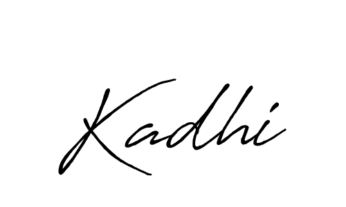 Create a beautiful signature design for name Kadhi. With this signature (Antro_Vectra_Bolder) fonts, you can make a handwritten signature for free. Kadhi signature style 7 images and pictures png