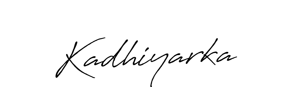 Kadhiyarka stylish signature style. Best Handwritten Sign (Antro_Vectra_Bolder) for my name. Handwritten Signature Collection Ideas for my name Kadhiyarka. Kadhiyarka signature style 7 images and pictures png