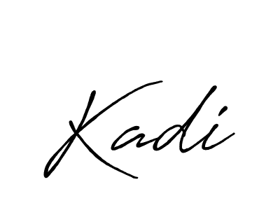 You should practise on your own different ways (Antro_Vectra_Bolder) to write your name (Kadi) in signature. don't let someone else do it for you. Kadi signature style 7 images and pictures png