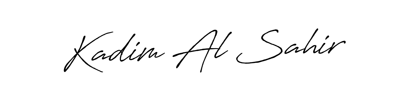 Also we have Kadim Al Sahir name is the best signature style. Create professional handwritten signature collection using Antro_Vectra_Bolder autograph style. Kadim Al Sahir signature style 7 images and pictures png