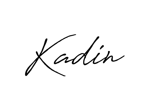 How to make Kadin name signature. Use Antro_Vectra_Bolder style for creating short signs online. This is the latest handwritten sign. Kadin signature style 7 images and pictures png