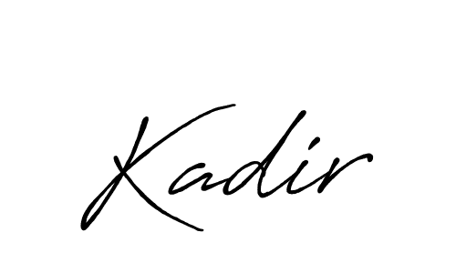 You should practise on your own different ways (Antro_Vectra_Bolder) to write your name (Kadir) in signature. don't let someone else do it for you. Kadir signature style 7 images and pictures png