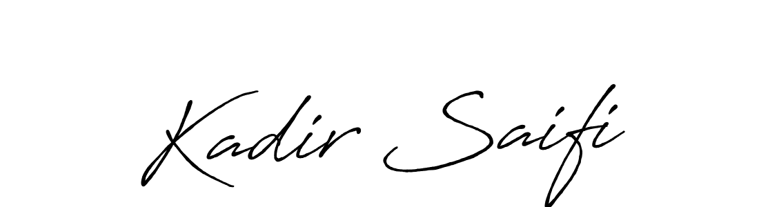 if you are searching for the best signature style for your name Kadir Saifi. so please give up your signature search. here we have designed multiple signature styles  using Antro_Vectra_Bolder. Kadir Saifi signature style 7 images and pictures png