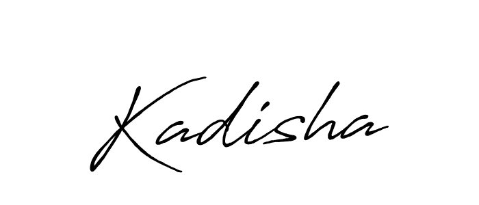 Similarly Antro_Vectra_Bolder is the best handwritten signature design. Signature creator online .You can use it as an online autograph creator for name Kadisha. Kadisha signature style 7 images and pictures png