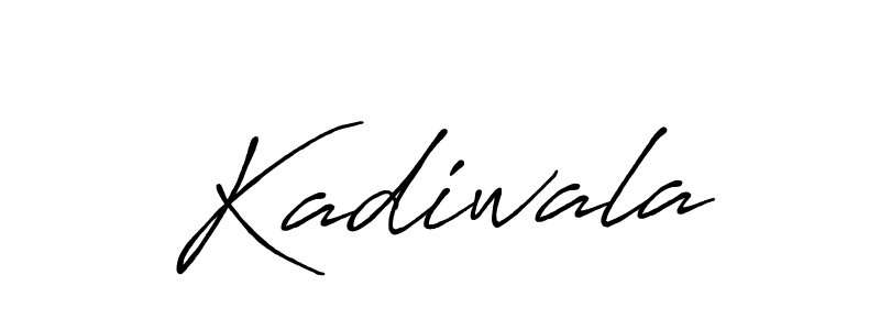 Also we have Kadiwala name is the best signature style. Create professional handwritten signature collection using Antro_Vectra_Bolder autograph style. Kadiwala signature style 7 images and pictures png