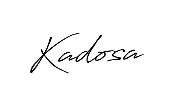 Design your own signature with our free online signature maker. With this signature software, you can create a handwritten (Antro_Vectra_Bolder) signature for name Kadosa. Kadosa signature style 7 images and pictures png
