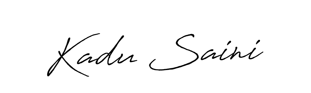 This is the best signature style for the Kadu Saini name. Also you like these signature font (Antro_Vectra_Bolder). Mix name signature. Kadu Saini signature style 7 images and pictures png