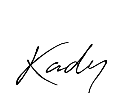 Also You can easily find your signature by using the search form. We will create Kady name handwritten signature images for you free of cost using Antro_Vectra_Bolder sign style. Kady signature style 7 images and pictures png