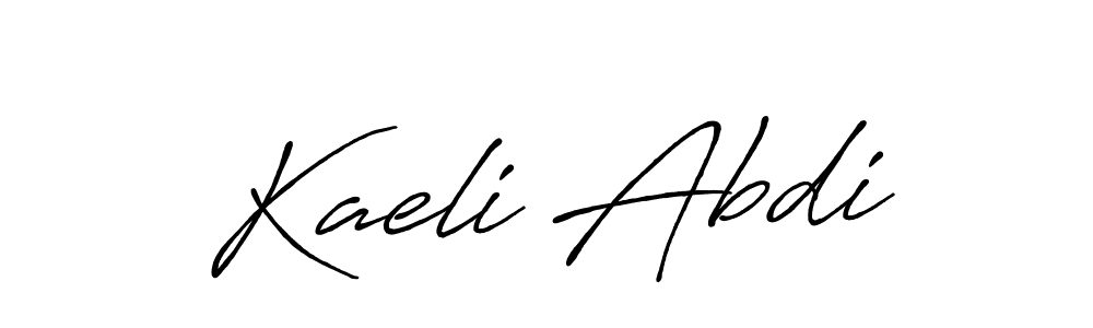 You should practise on your own different ways (Antro_Vectra_Bolder) to write your name (Kaeli Abdi) in signature. don't let someone else do it for you. Kaeli Abdi signature style 7 images and pictures png
