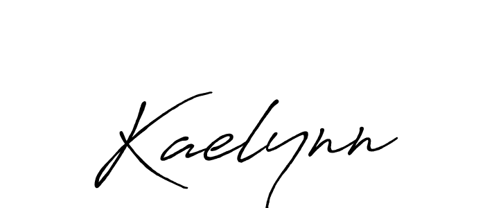 How to make Kaelynn signature? Antro_Vectra_Bolder is a professional autograph style. Create handwritten signature for Kaelynn name. Kaelynn signature style 7 images and pictures png