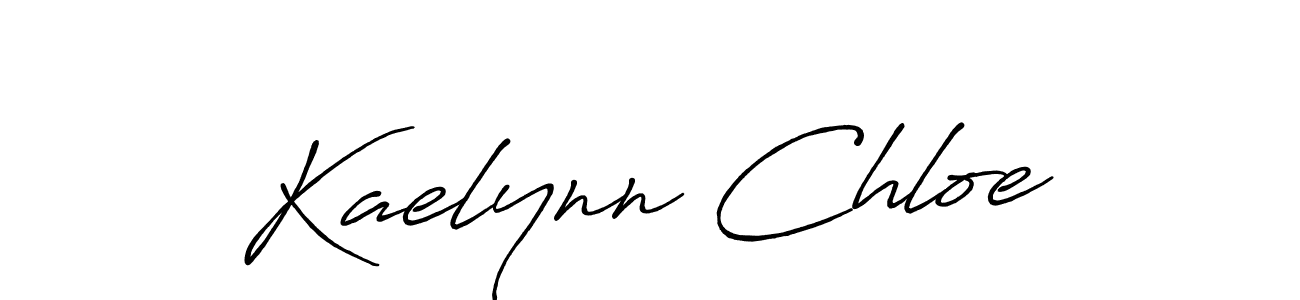 Create a beautiful signature design for name Kaelynn Chloe. With this signature (Antro_Vectra_Bolder) fonts, you can make a handwritten signature for free. Kaelynn Chloe signature style 7 images and pictures png