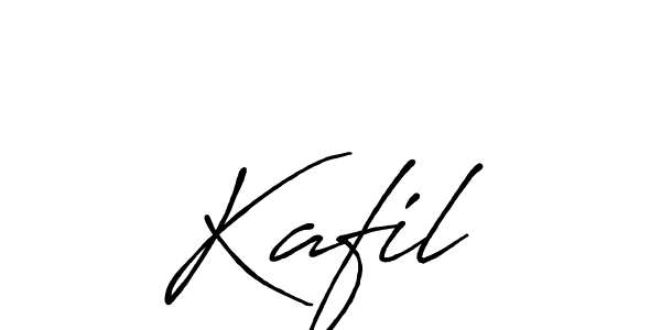 Design your own signature with our free online signature maker. With this signature software, you can create a handwritten (Antro_Vectra_Bolder) signature for name Kafil . Kafil  signature style 7 images and pictures png