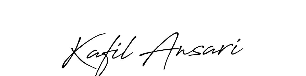 Once you've used our free online signature maker to create your best signature Antro_Vectra_Bolder style, it's time to enjoy all of the benefits that Kafil Ansari name signing documents. Kafil Ansari signature style 7 images and pictures png