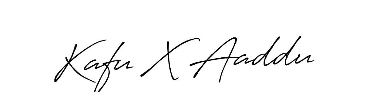 Antro_Vectra_Bolder is a professional signature style that is perfect for those who want to add a touch of class to their signature. It is also a great choice for those who want to make their signature more unique. Get Kafu X Aaddu name to fancy signature for free. Kafu X Aaddu signature style 7 images and pictures png