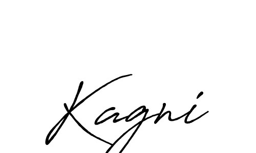 Make a beautiful signature design for name Kagni. With this signature (Antro_Vectra_Bolder) style, you can create a handwritten signature for free. Kagni signature style 7 images and pictures png