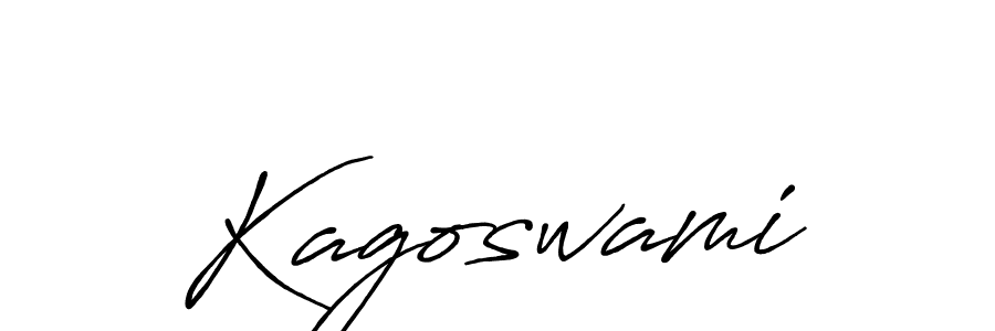 How to make Kagoswami name signature. Use Antro_Vectra_Bolder style for creating short signs online. This is the latest handwritten sign. Kagoswami signature style 7 images and pictures png