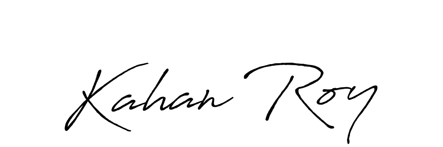 This is the best signature style for the Kahan Roy name. Also you like these signature font (Antro_Vectra_Bolder). Mix name signature. Kahan Roy signature style 7 images and pictures png