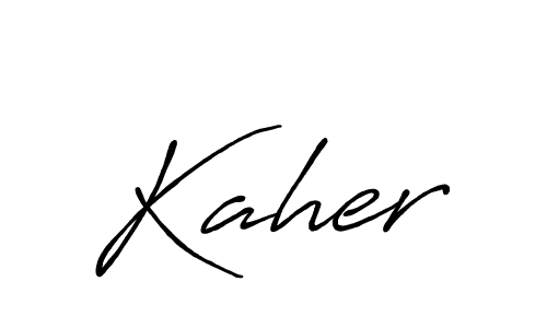 if you are searching for the best signature style for your name Kaher. so please give up your signature search. here we have designed multiple signature styles  using Antro_Vectra_Bolder. Kaher signature style 7 images and pictures png